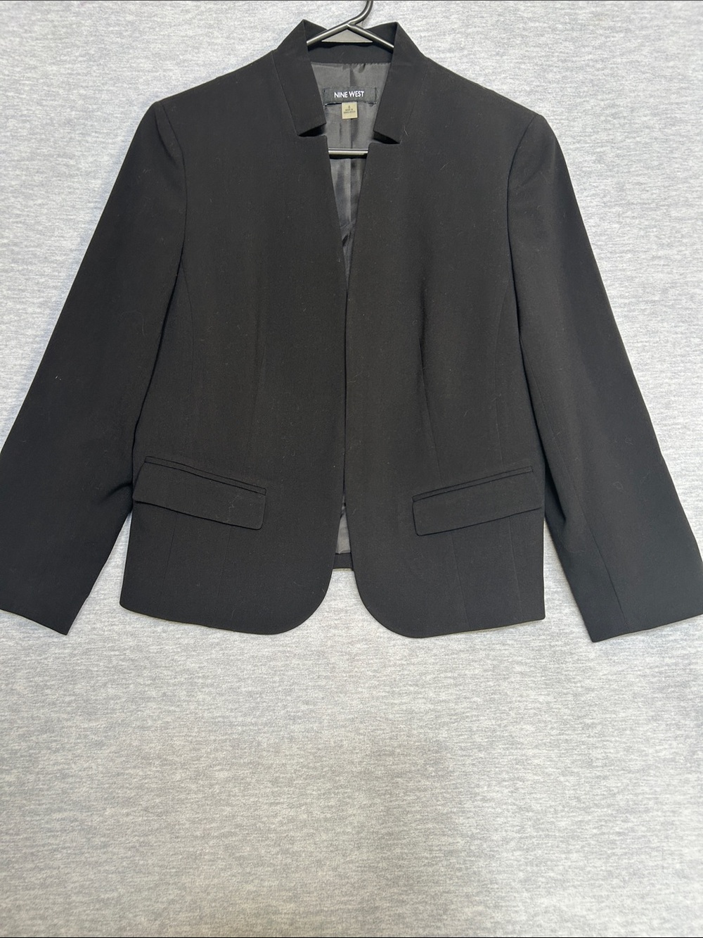 NINE WEST Career Office Church Going Out Versatile Black Wrinkle Resistant Jacke